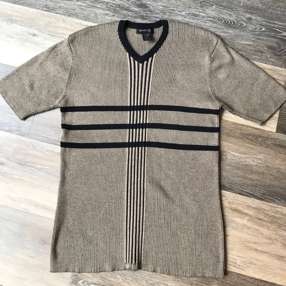 Kenneth Cole Other - Kenneth Cole NY V-neck Sweater, Brown, Medium